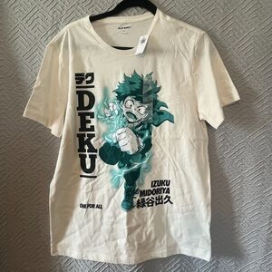 My Hero Academy Deku Manga T-Shirt Short Sleeve Men's Medium
